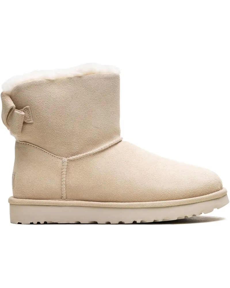 UGG Mini Bailey Wildlederstiefel mit Schleife - Braun Braun