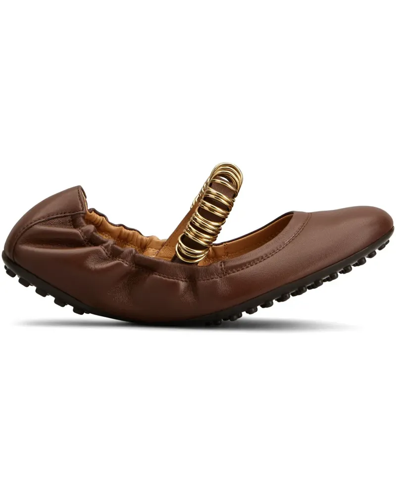 TOD'S Dee Ballerinas - Braun Braun