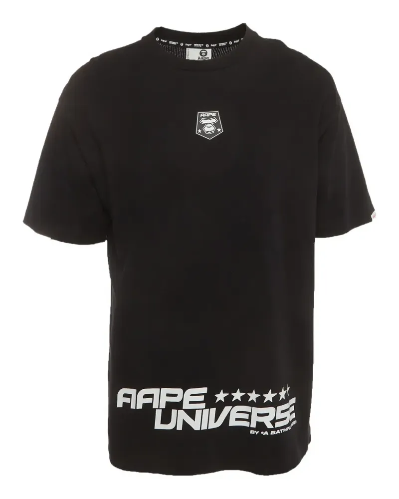 BAPE AAPE graphic-print T-shirt - Schwarz Schwarz