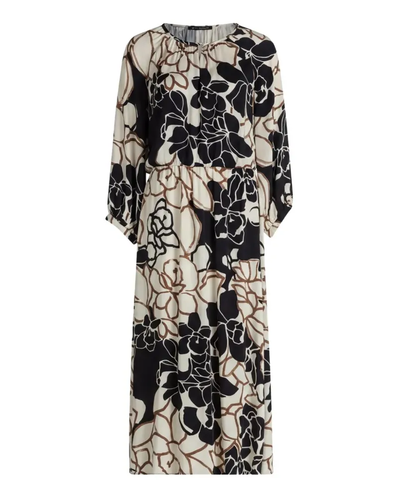 Betty Barclay floral-print long-sleeve maxi dress - Nude Nude