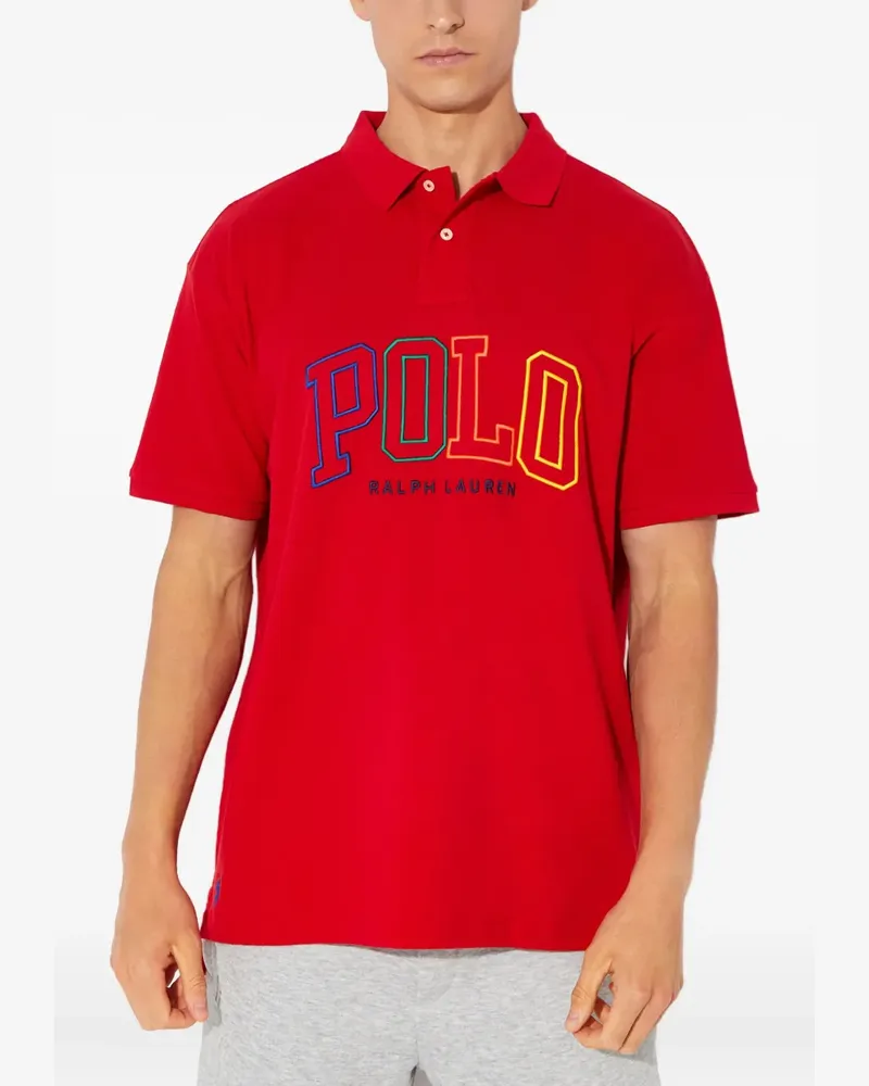 Ralph Lauren Poloshirt mit Logo - Rot Rot