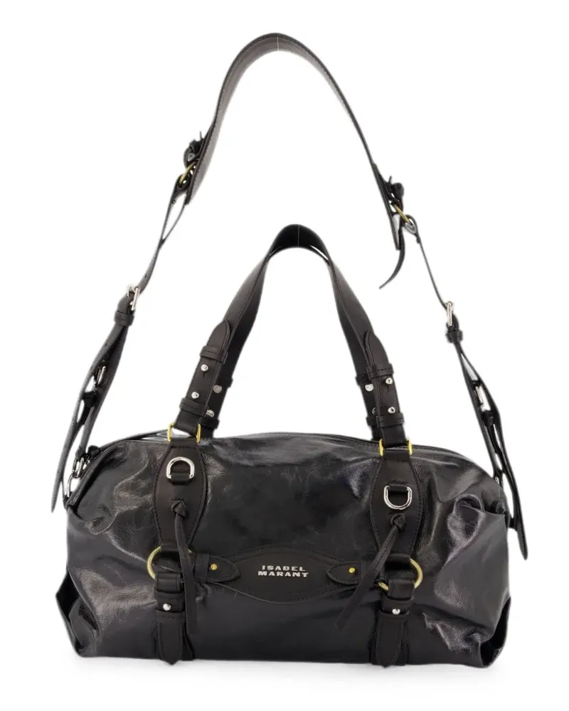 Isabel Marant Tilpa logo-plaque tote bag - Schwarz Schwarz