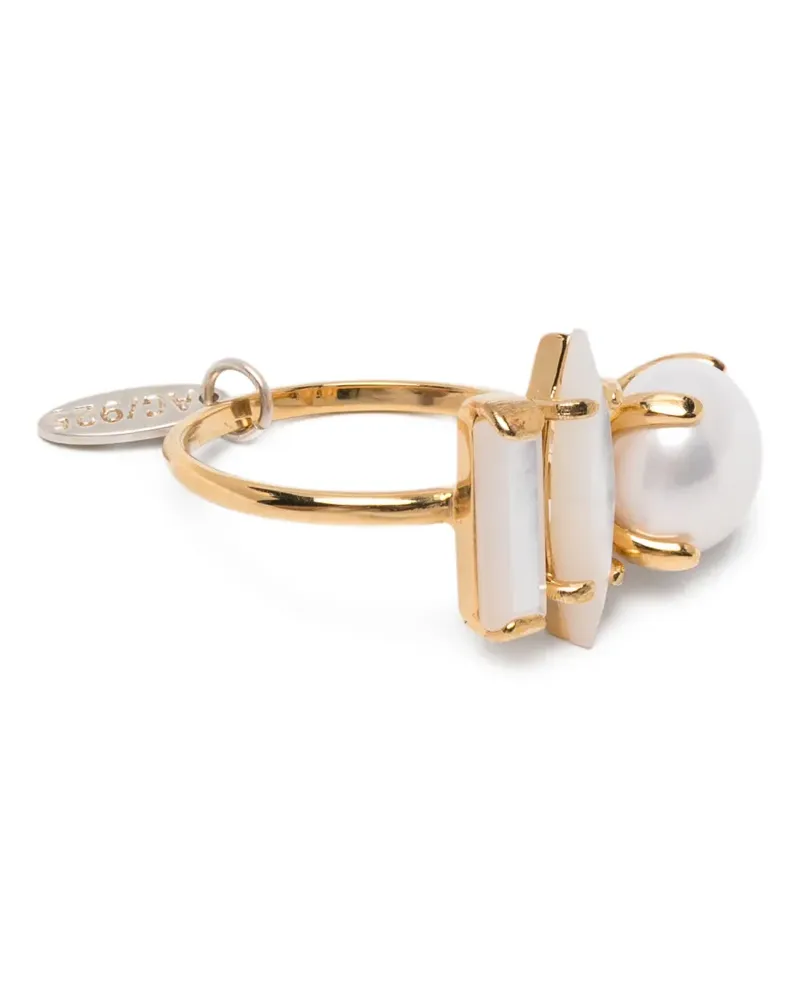 Wouters & Hendrix Ring mit Perlen - Gold Gold