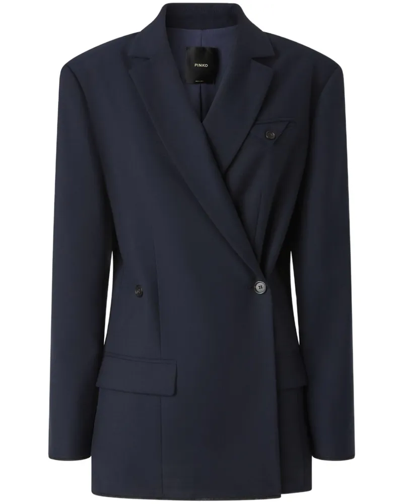 Pinko Doppelreihiger Blazer - Blau Blau