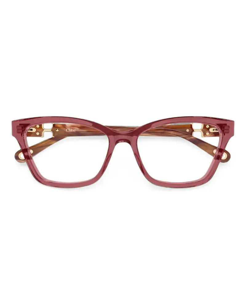 Chloé Brille mit Cat-Eye-Gestell - Rot Rot
