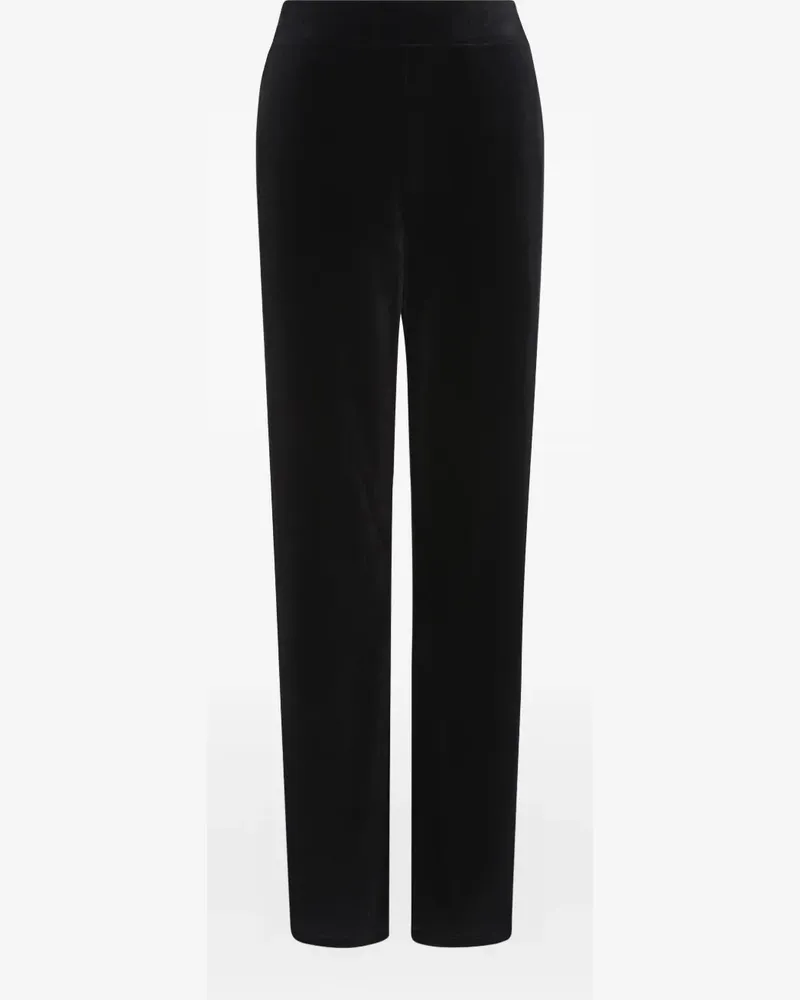 Emporio Armani Hose aus Samt - Schwarz Schwarz