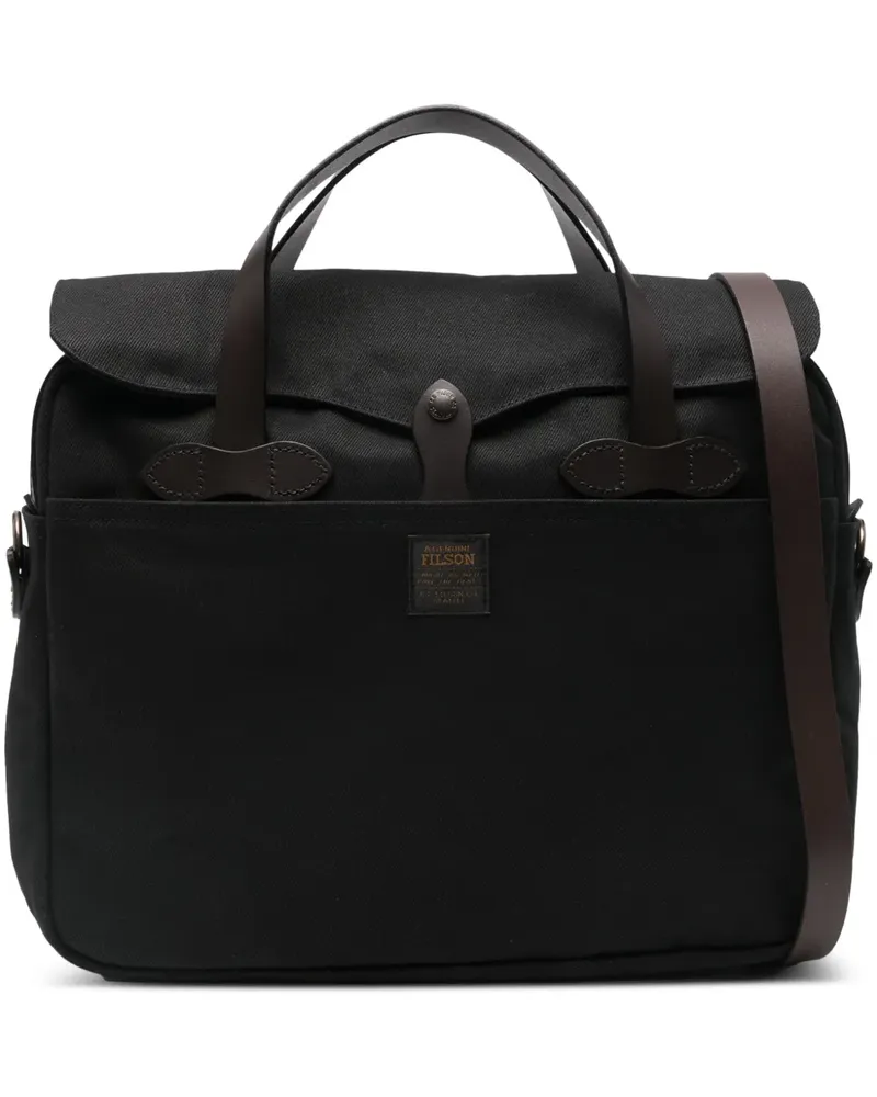 Filson Aktentasche mit Logo-Patch - Schwarz Schwarz