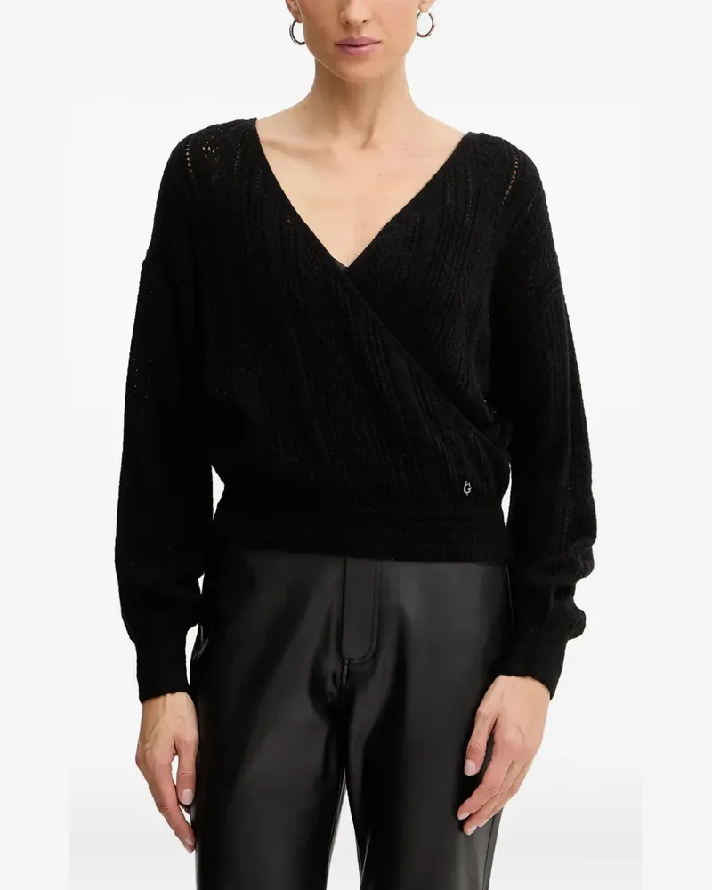 Guess V-neck sweater - Schwarz Schwarz