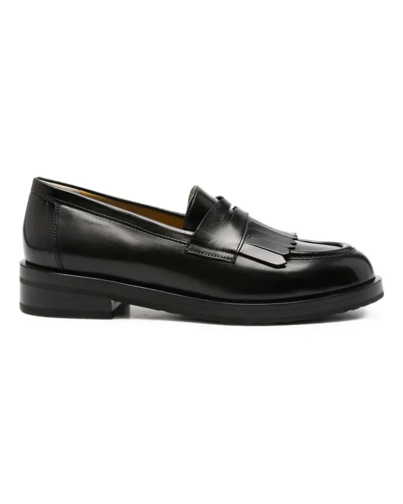 Truman's Shoes fringed leather loafers - Schwarz Schwarz