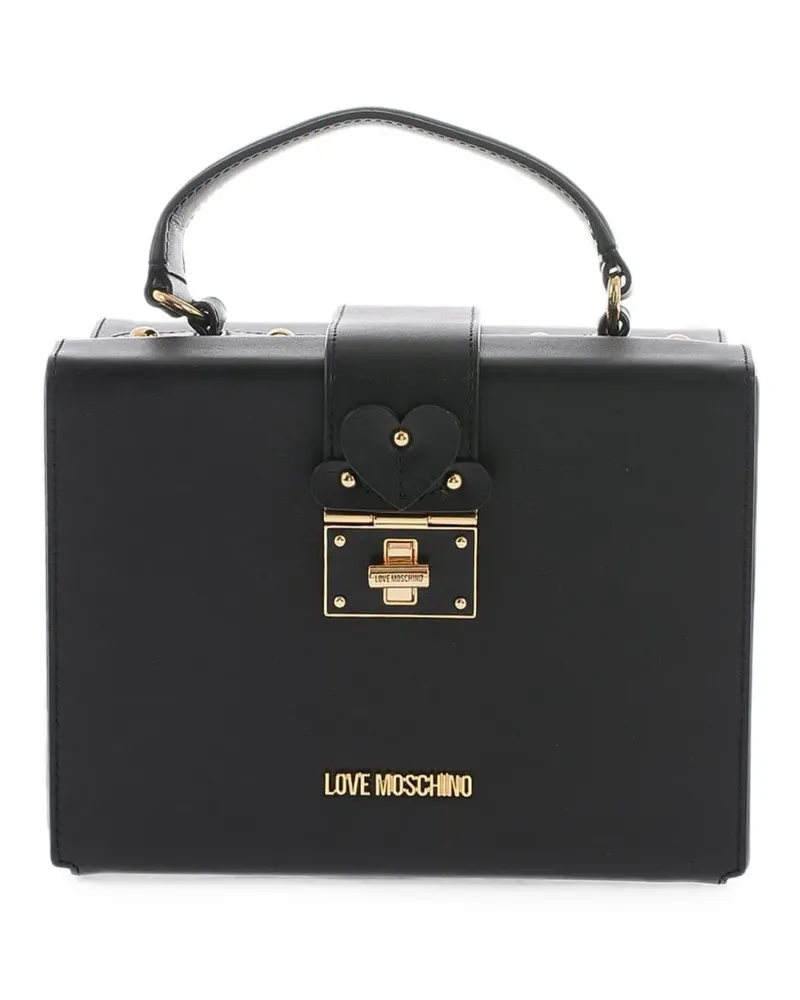 Moschino heart-motif tote bag - Schwarz Schwarz