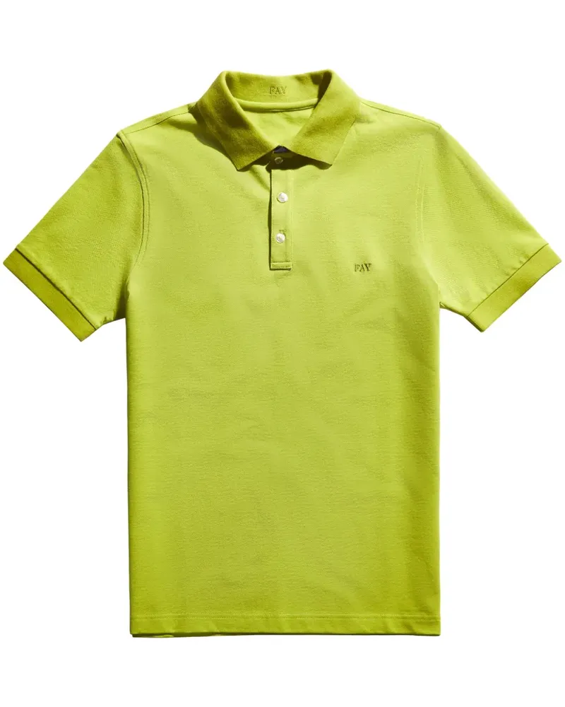 Fay Poloshirt mit Logo-Stickerei - Grün Grün