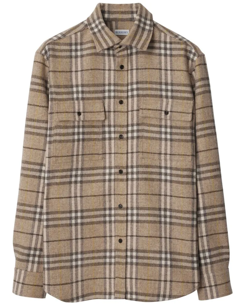 Burberry Kariertes Hemd - Braun Braun