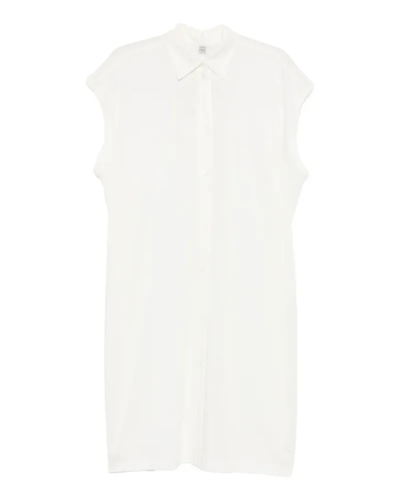 Totême sleeveless jersey midi shirt dress - Nude Nude