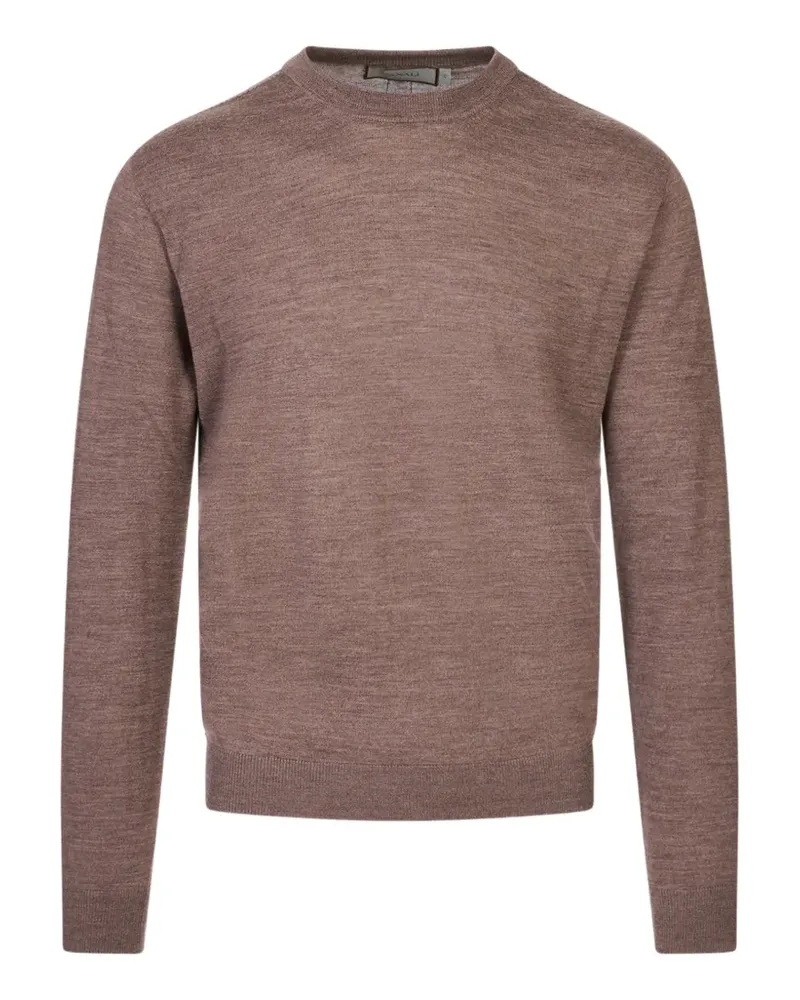 Canali Nuvola Pullover mit rundem Ausschnitt - Braun Braun