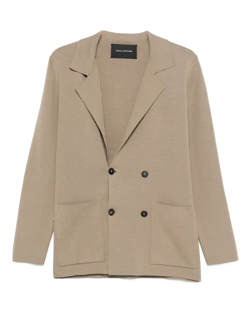 Tagliatore Doppelreihiger Willy Cardigan - Braun Braun