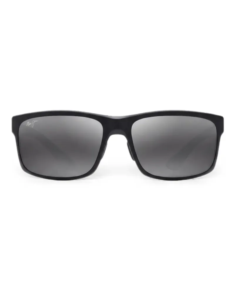 Maui Jim Pokowai Arch rectangle-frame sunglasses - Schwarz Schwarz