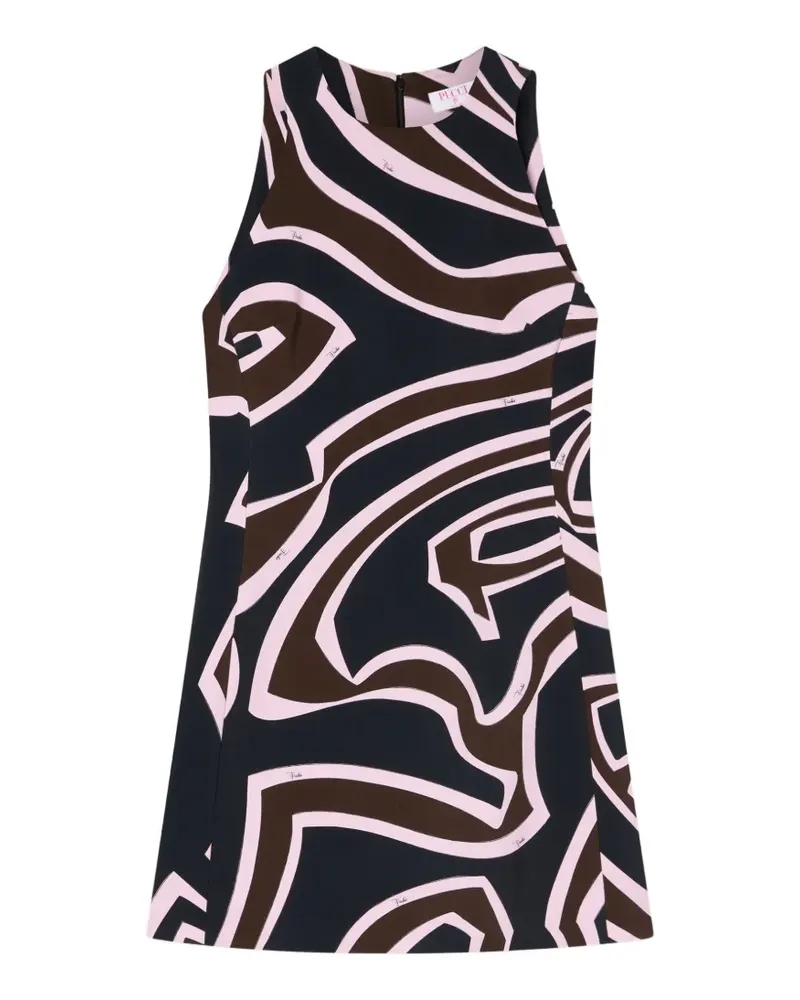Emilio Pucci Labirinto Kleid mit Print - Schwarz Schwarz