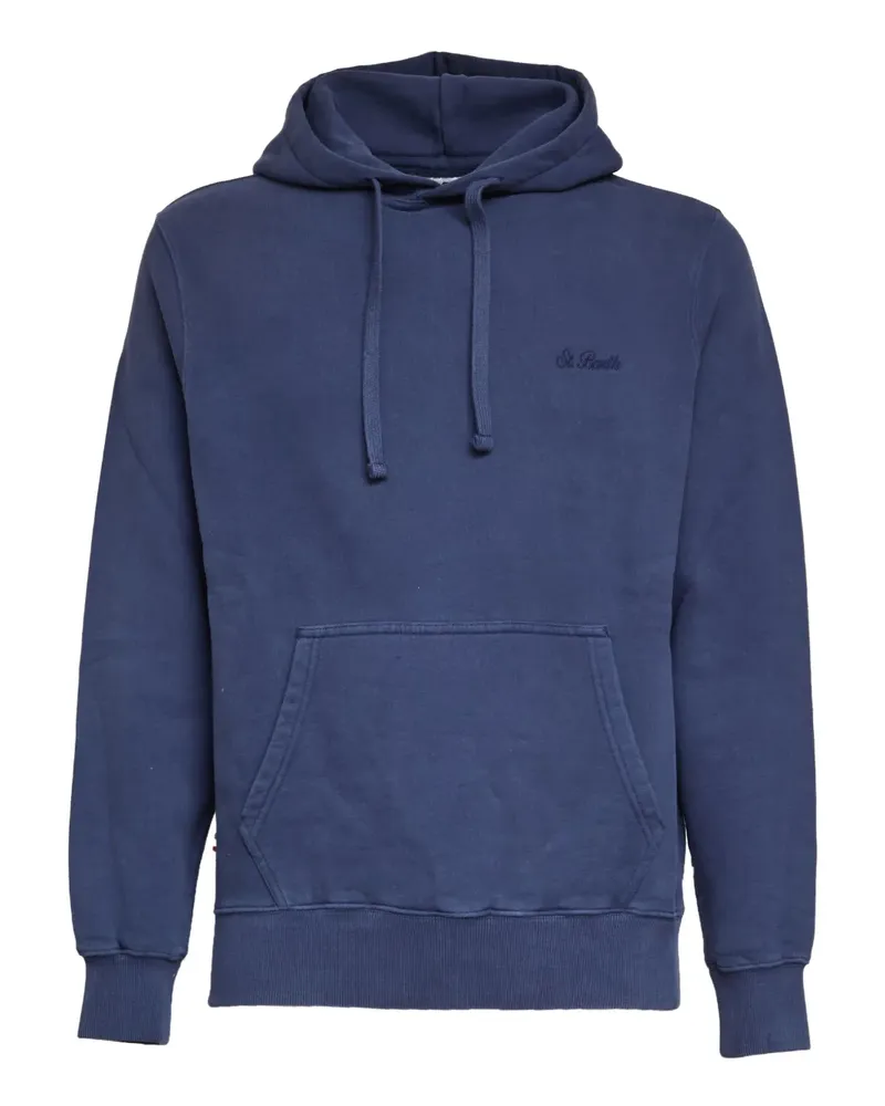 MC2 Saint Barth Tribeca Hoodie mit Logo-Stickerei - Blau Blau