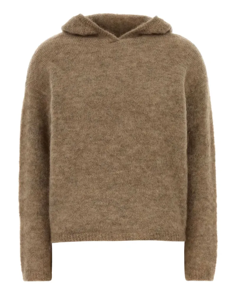 Max Mara Max Mara Langärmeliger Hoodie - Braun Braun
