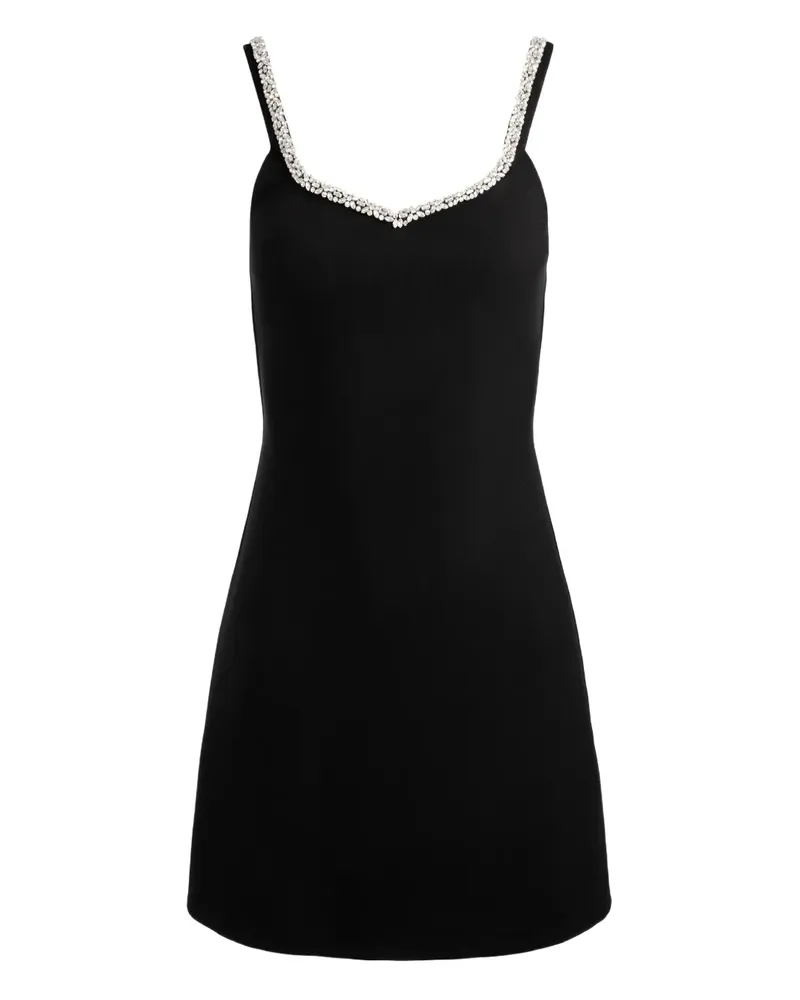 Alice + Olivia Verziertes Eve Minikleid - Schwarz Schwarz
