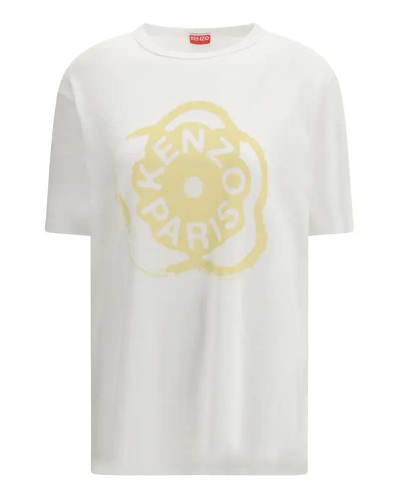 Kenzo flower-graphic loose-fit T-shirt - Weiß Weiß