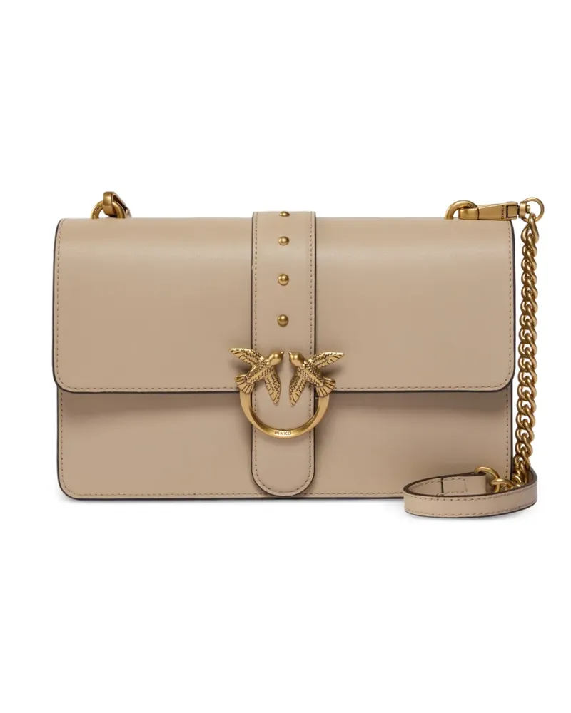 Pinko Love Birds Schultertasche - Nude Nude