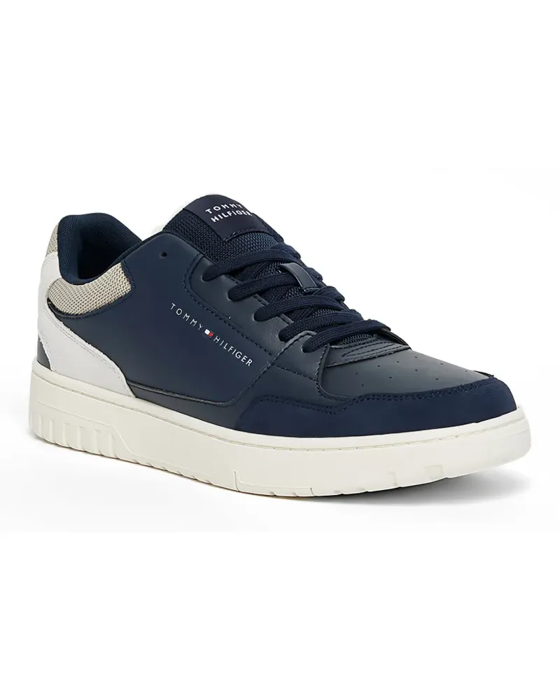 Tommy Hilfiger panelled suede-trim sneakers - Blau Blau