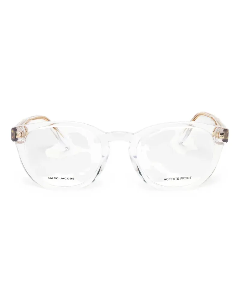 Marc Jacobs Brille mit Logo - Weiß Weiß