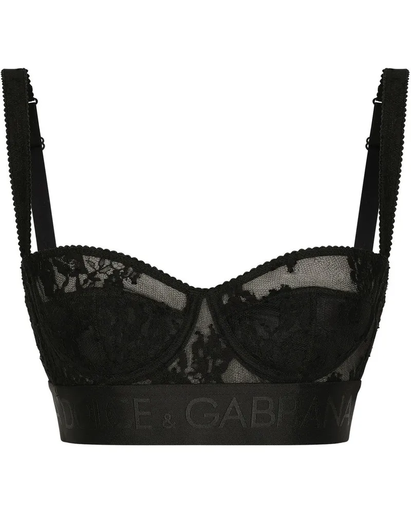 Dolce & Gabbana Balconette-BH aus Spitze - Schwarz Schwarz