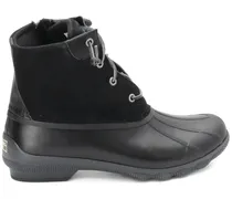 Regenstiefel mit Schnürung - Schwarz