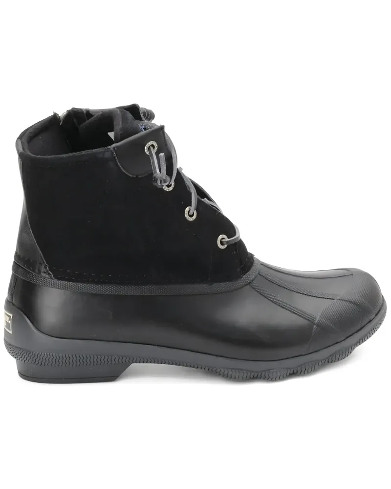 Sperry Top Sider Regenstiefel mit Schnürung - Schwarz Schwarz