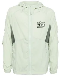 Ground Zero Leichte Jacke mit Logo-Print Grün