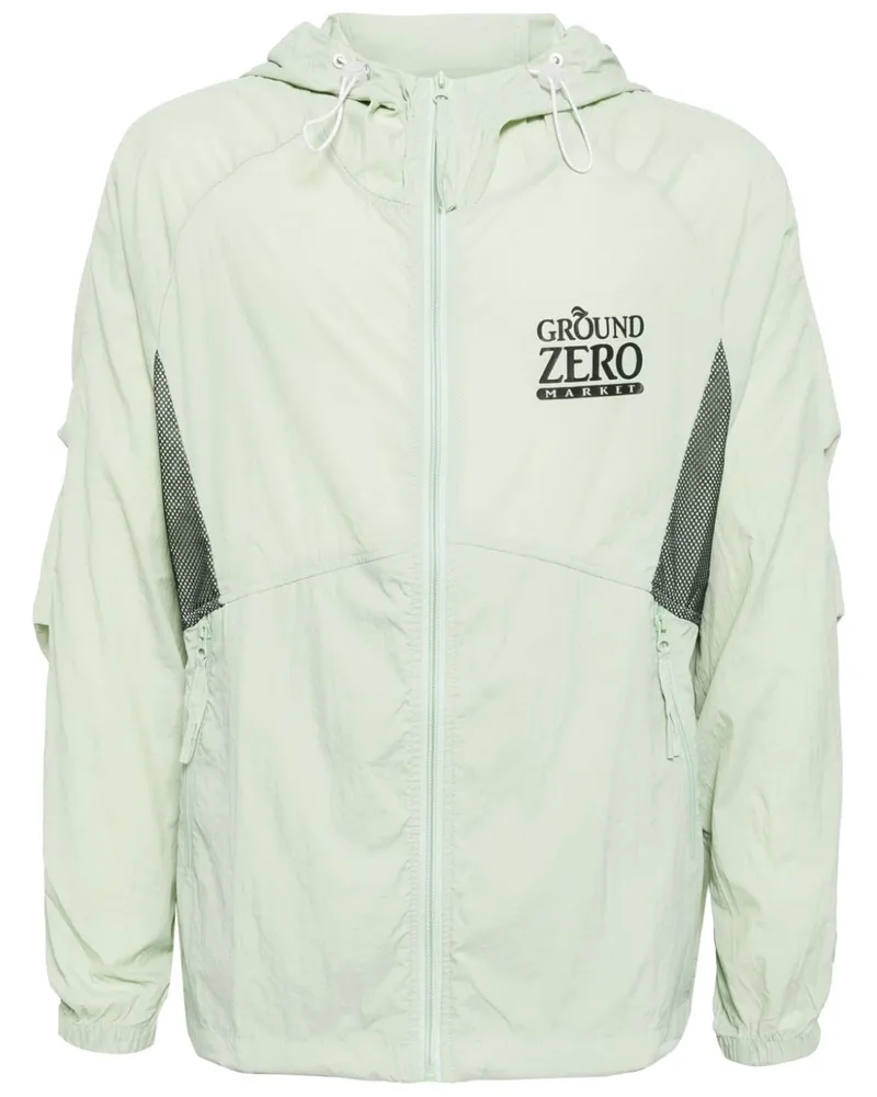 Ground Zero Leichte Jacke mit Logo-Print - Grün Grün