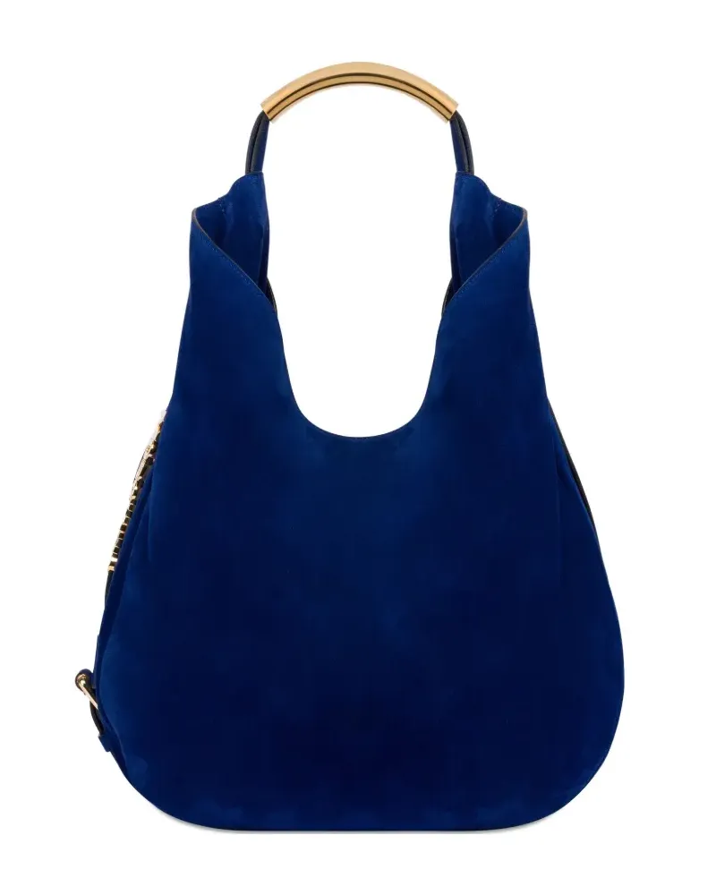 Moschino Shopper aus Wildleder - 750 BLUE 750