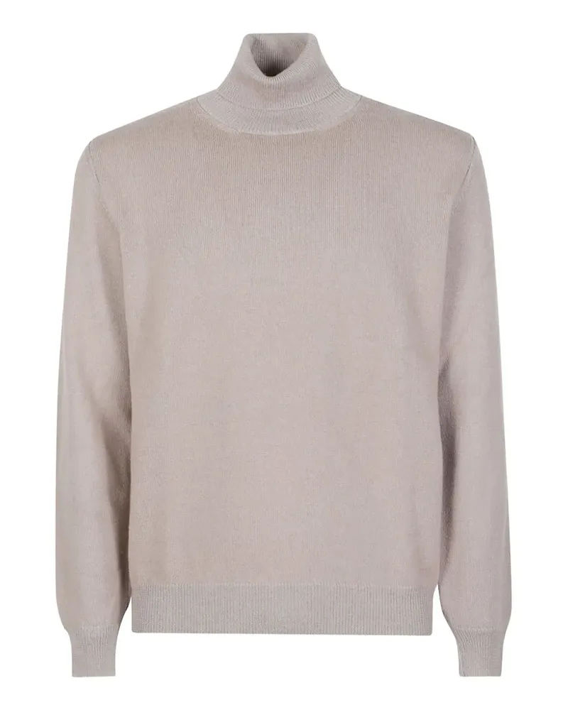 LARDINI Gestrickter Rollkragenpullover - Nude Nude