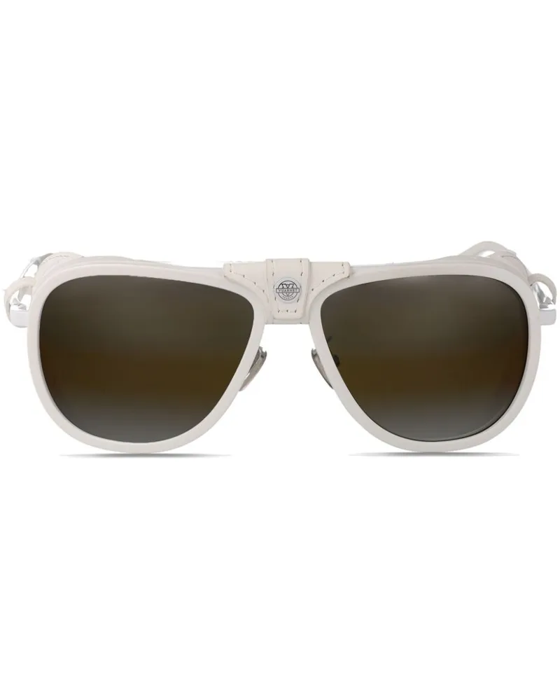 Vuarnet Glacier Sonnenbrille - Weiß Weiß