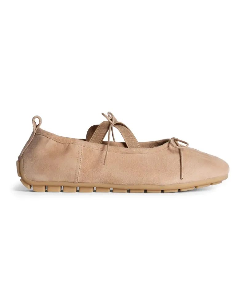 Simone Rocha Ballerinas mit elastischen Riemen - Nude Nude