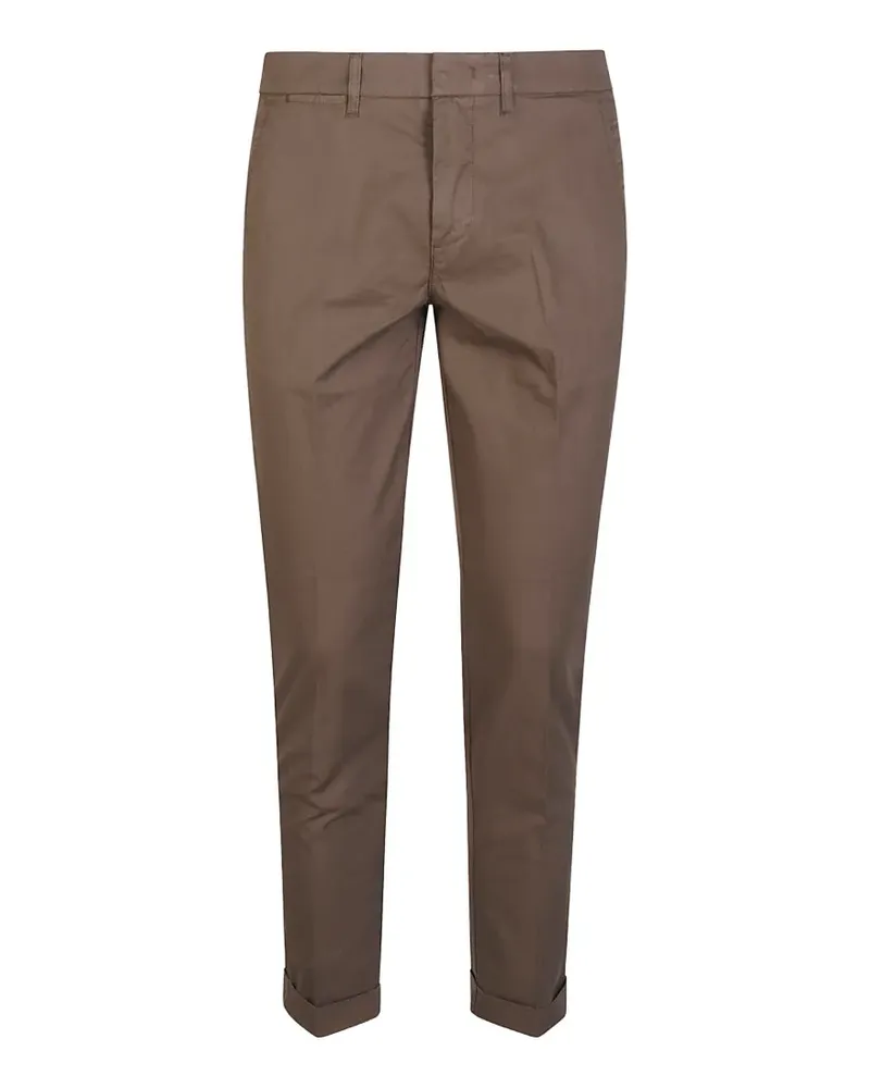 Fay Hose mit Gürtelschlaufen - Braun Braun