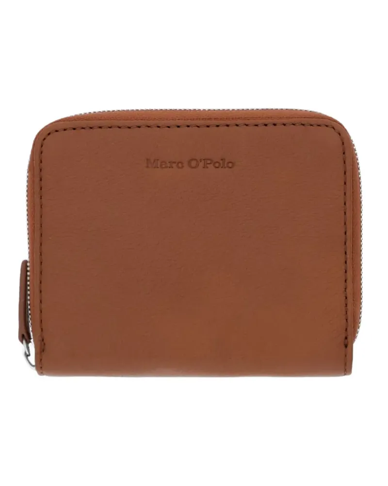 Marc O'Polo logo-debossed zip-around wallet - Braun Braun