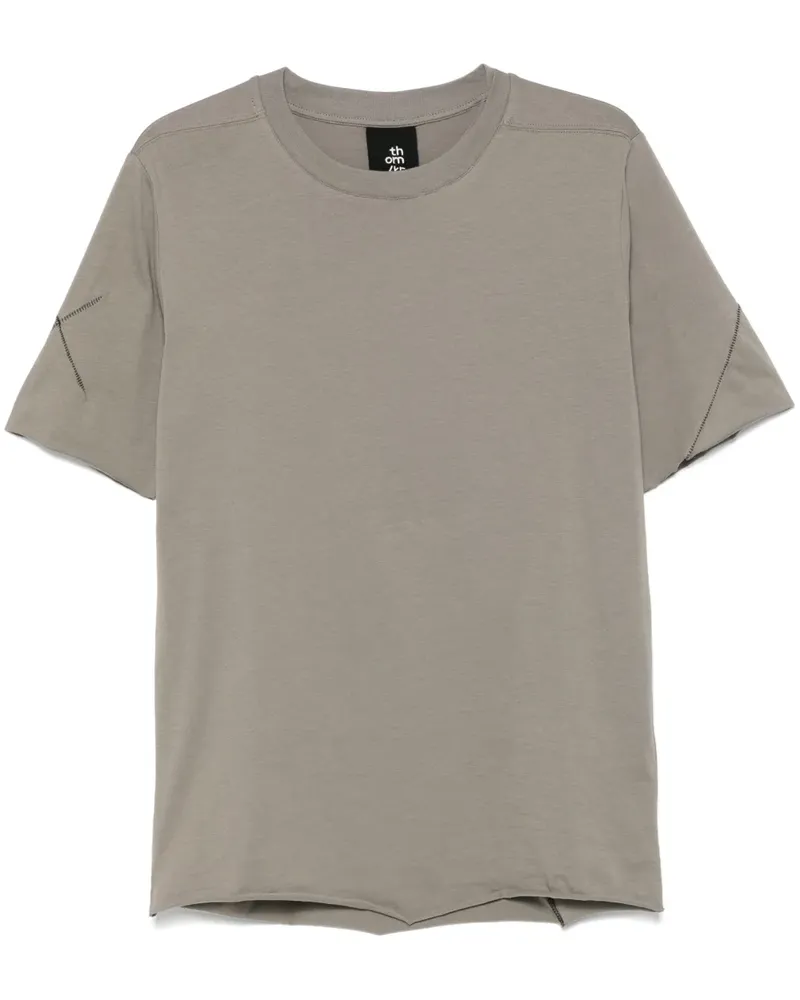 THOM KROM T-Shirt mit Nahtdetail - Braun Braun