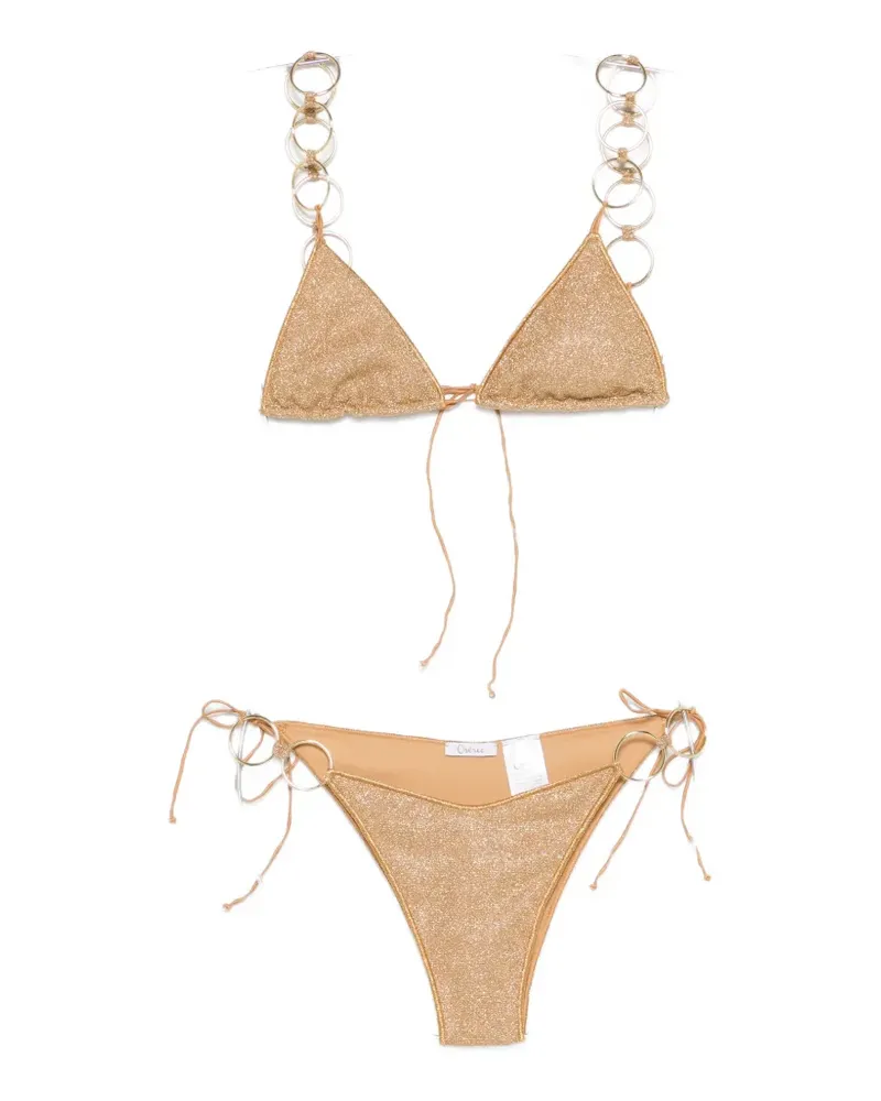 Oséree Lumière ring bikini - Gold Gold