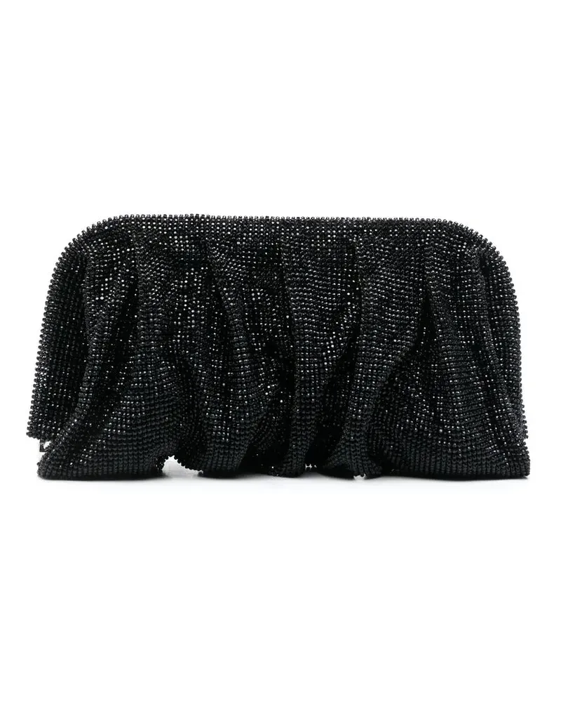 Benedetta Bruzziches Venus La Petite Clutch mit Kristallen - Schwarz Schwarz