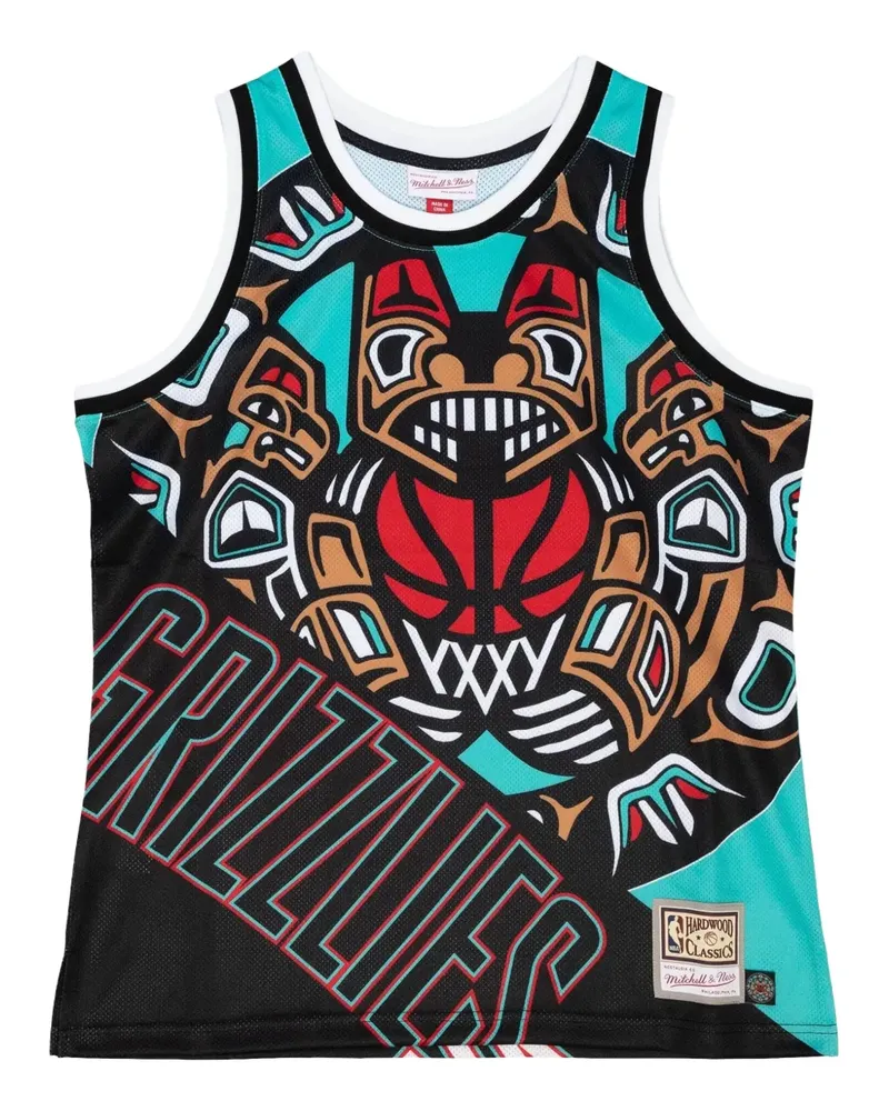 Mitchell & Ness x NBA Vancouver Grizzlies Big Face 5.0 Tanktop - Grün Grün