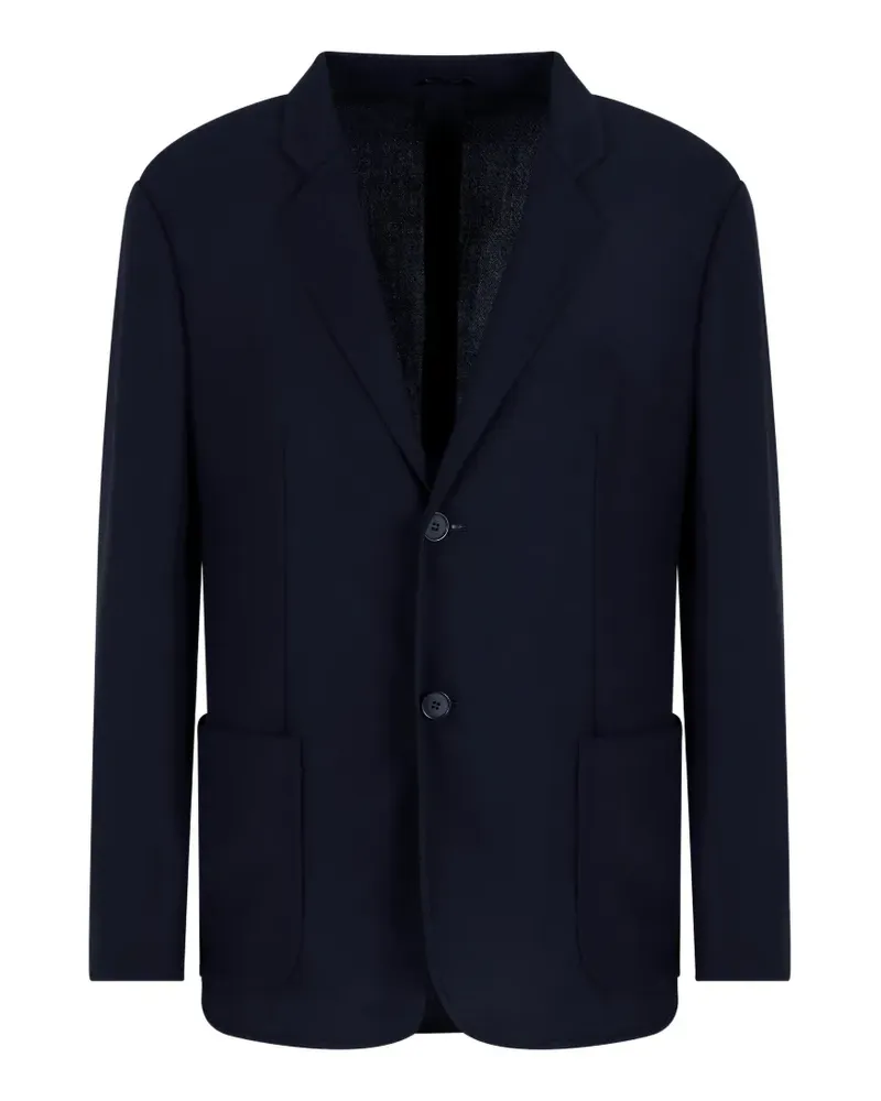 Giorgio Armani Klassisches Sakko - Blau Blau