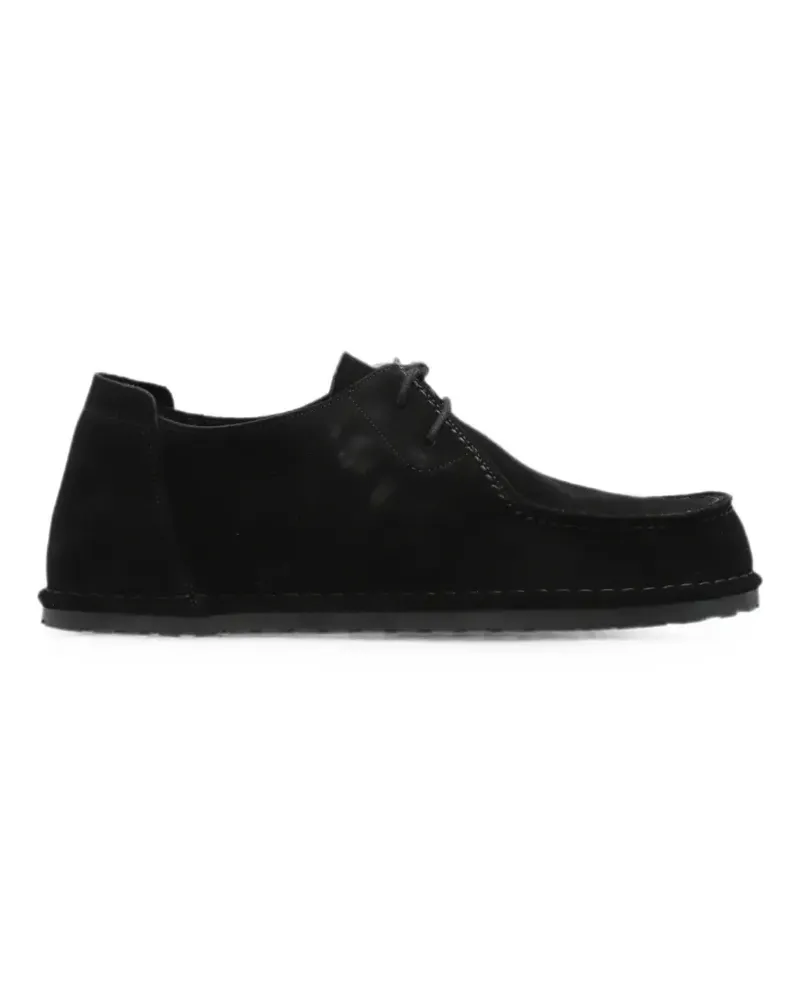 Birkenstock Wildleder-Loafer mit Schnürung - Schwarz Schwarz