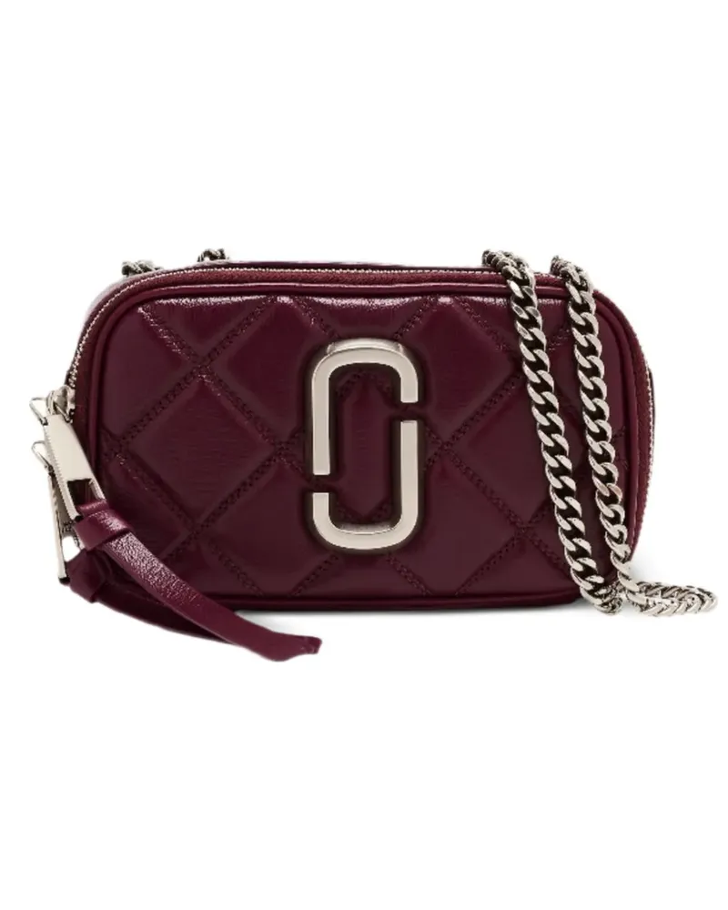 Marc Jacobs The Softshot Schultertasche aus gestepptem Leder - Rot Rot