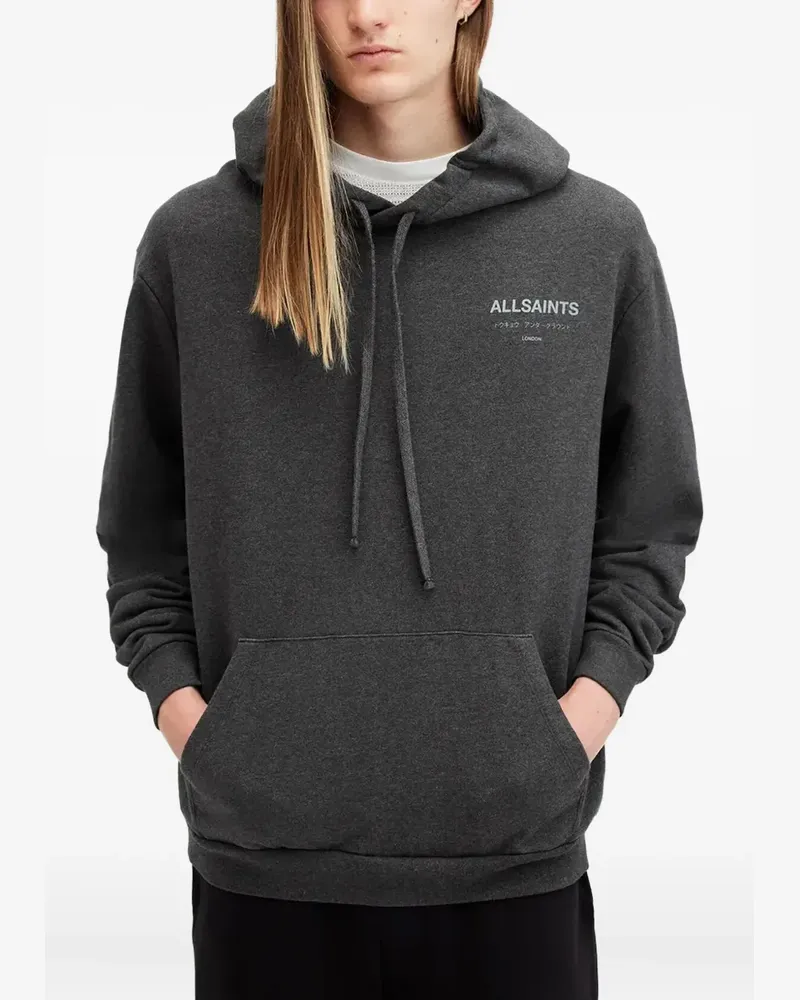 AllSaints Underground Oth hoodie - Grau Grau