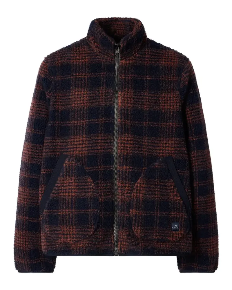 Paul Smith Karierte Jacke - Blau Blau