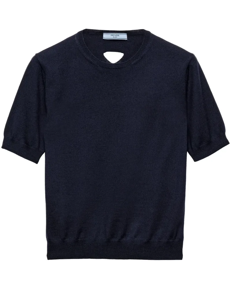 Prada Gestricktes Oberteil - Blau Blau