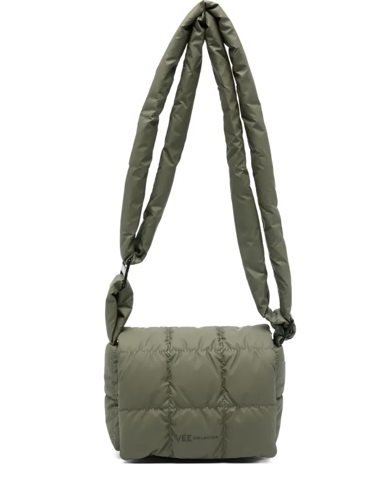 VeeCollective Gesteppte Porter Messenger Schultertasche - Grün Grün